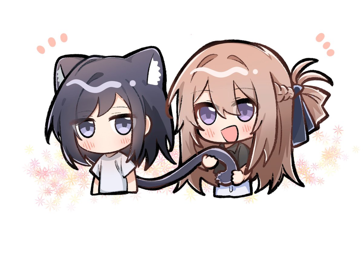 MICLO0065947470's tweet photo. 🐈‍⬛🐕 #週クラ https://t.co/6vxhT6crqB