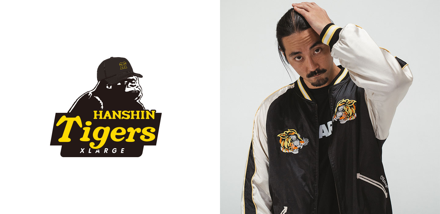 【阪神タイガースｘ波達 コラボ 】 Tigers 波乗り達人 スカジャン 阪神タイガースx波達 コラボ 】 Tigers 波乗り達人 スカジャン