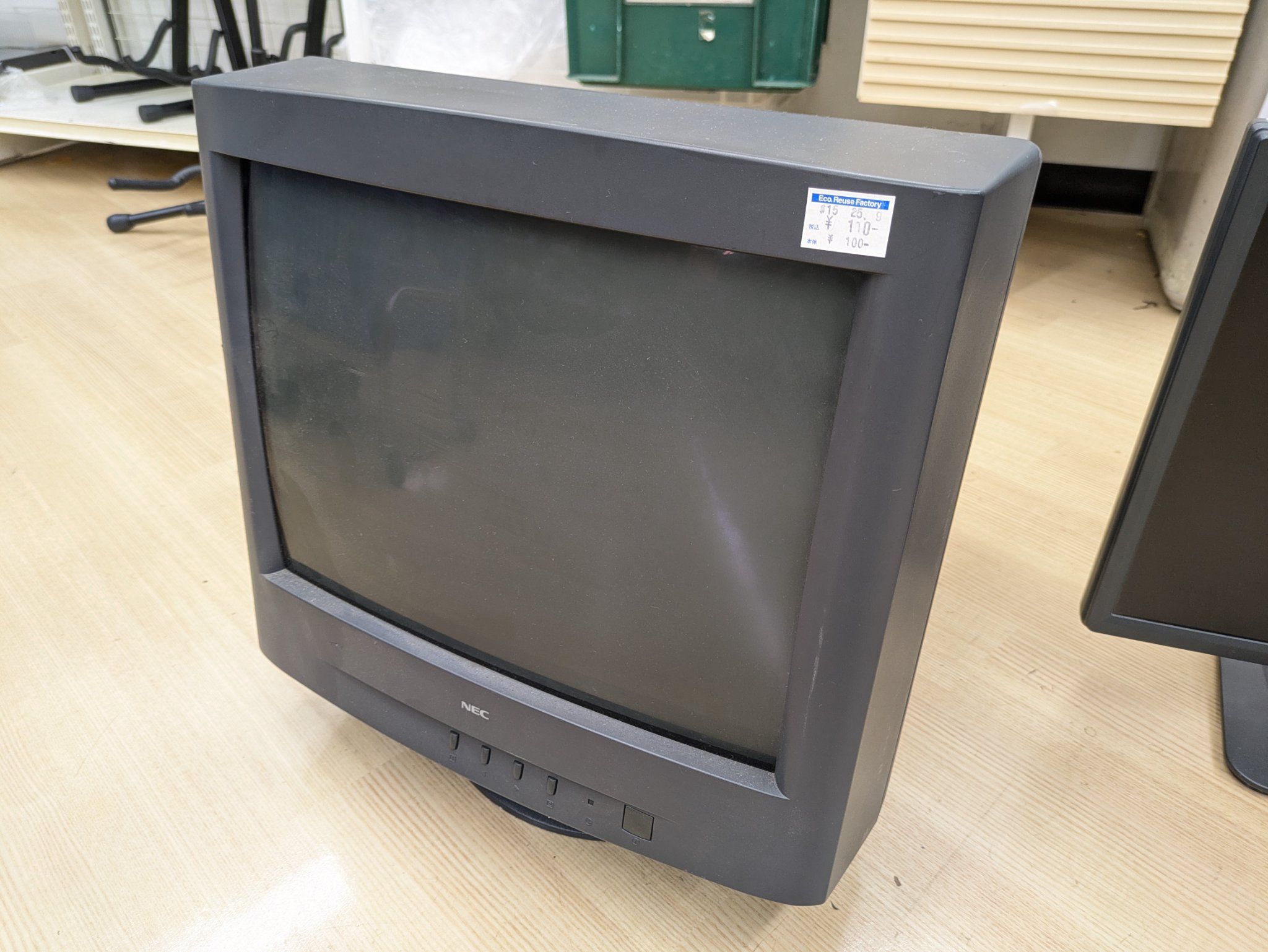 レトロ　NEC テレビ　Ｃ-14Ｒ40型 レトロ ブラウン管 テレビ C-14R5型 14型 NEC - メルカリ