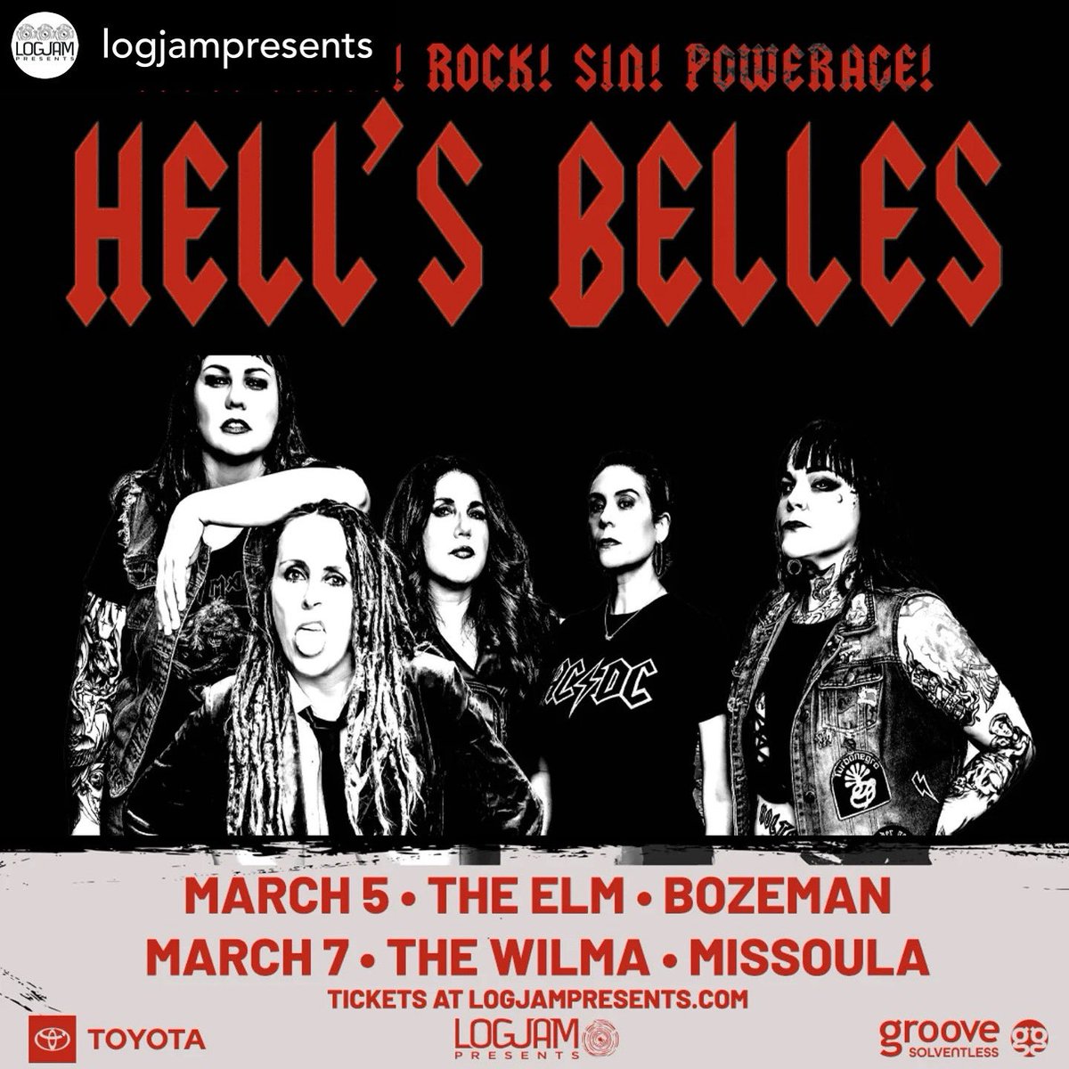 We are in Big Sky today for Metal in the Mountains!
Next chance to see us March 2023 : Helena, Billings, Bozeman, Missoula