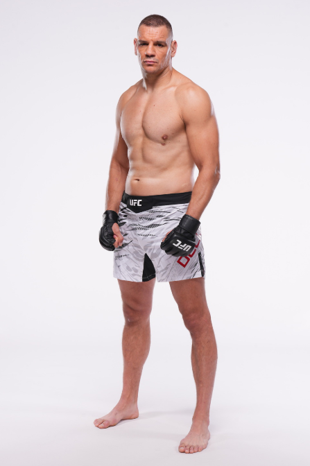 Ante Delija in UFC shorts ahead of #UFCParis