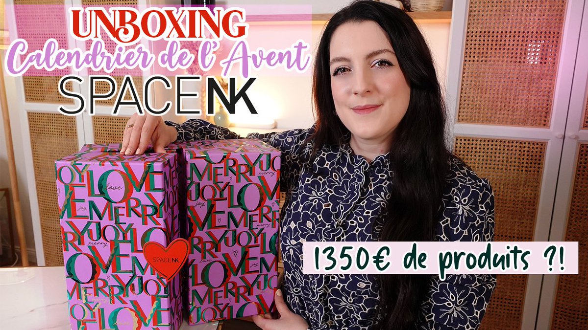 youtu.be/Mqn-_aXZlCI?si… Nouvelle vidéo en ligne : 1350€ de produits ?! 😱 Calendrier de l'Avent SPACENK 2025 : unboxing ! Complètement fou 🫢

#adventcalendar #calendrierdelavent #unboxing #spacenk