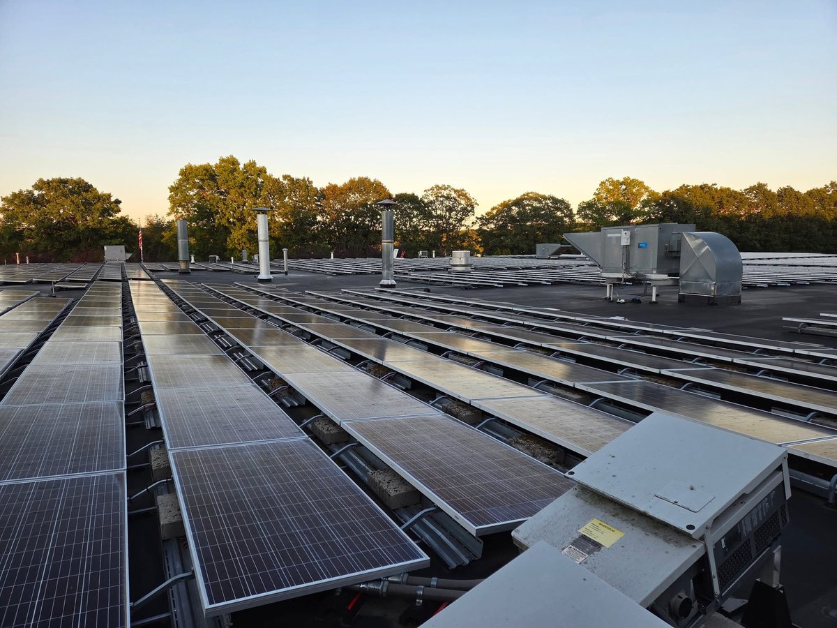 Last evening Brookwood Laminating hosted our officers for a tour for the PV system on the roof of their factory.  Being familiar with an important system like this will save time in the event of an emergency involving the system or the associated equipment.
