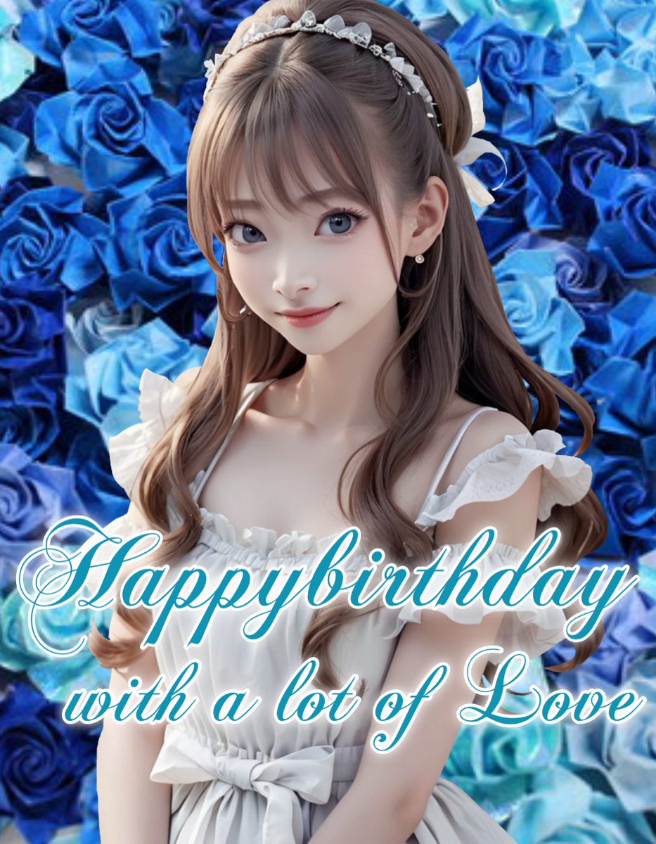 いおちゃん
お誕生日おめでとう🎂🎉🎂

最高最強な一年に！

#いおBD
#パリオン
#partyonTokyo
#パーティオン東京
<a href="/io_partyon/">🩵いお🩵パリオン🎂9/4BDイベント</a>