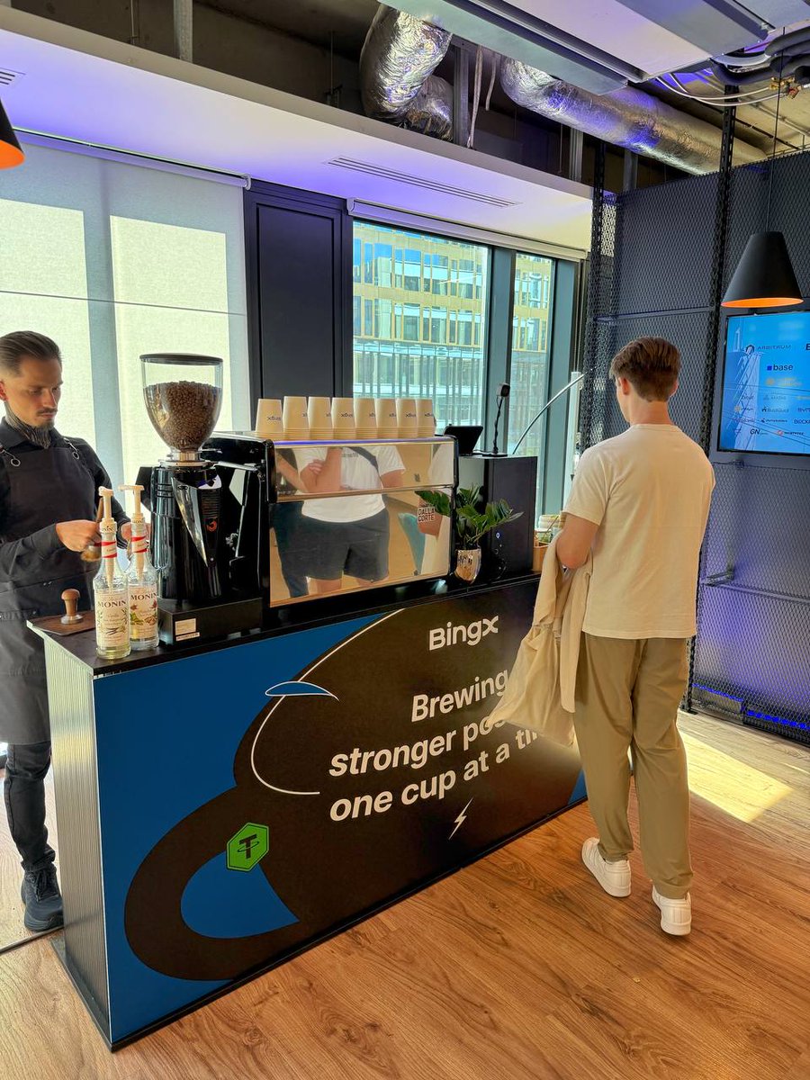 andrei_sobolev_'s tweet image. I flew to Warsaw for the ETH Conference 🇵🇱 

BingX is the only exchange represented at the conference, holding raffles, giving away merchandise, treating all guests with coffee, and having BingX&apos;s CMO and CPO participate on stage and in all panel discussions. 

BingX already has…