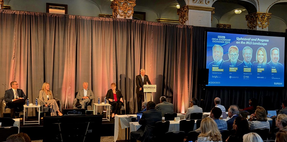 Day 2 of <a href="/RISMediaUpdates/">RISMedia</a> #ceox2025. Love this annual event- intimate, informative &amp; comprehensive. Enjoyed the MLS Landscape panel. MLSs make the market work, the foundation for an open, efficient real estate market. Vital to include their perspectives including our <a href="/wearefbs/">wearefbs</a>