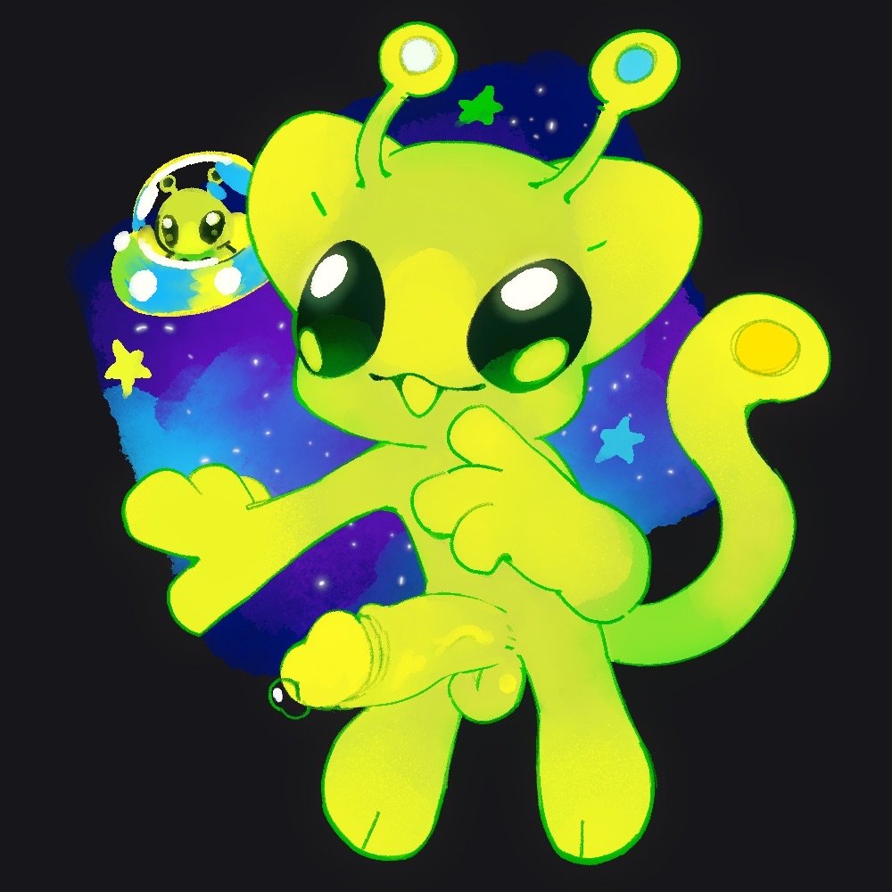 Alien cat challenge (late joined😭) from <a href="/darkest_coal/">Naughty Black Bunny🔞</a>  &amp; <a href="/mawarisaka/">Secret tape R18​</a>