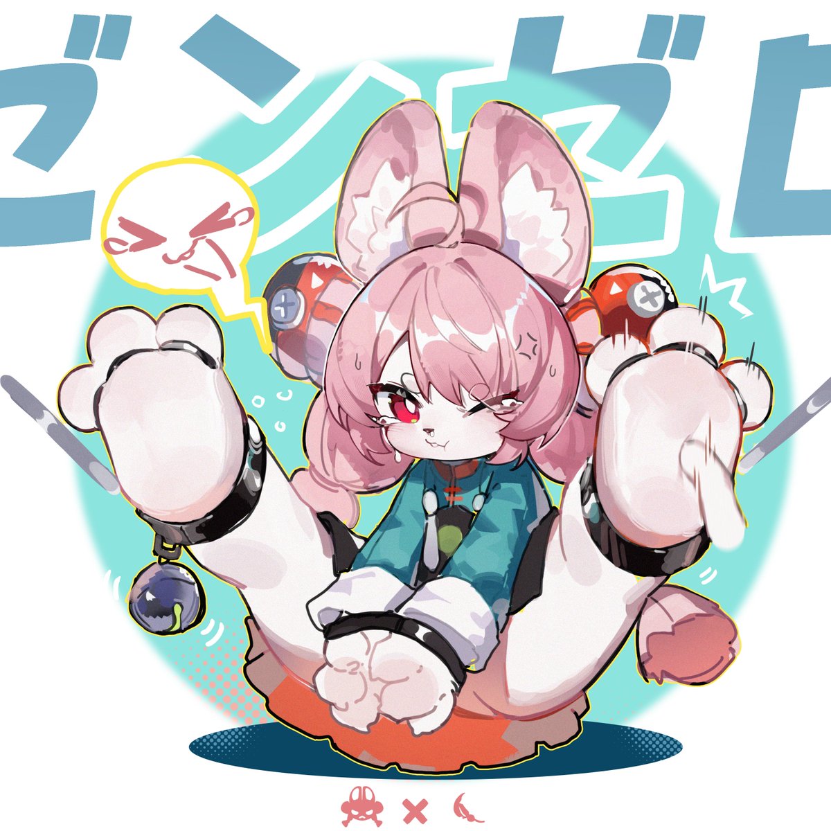 照兔兔也会害怕挠痒痒么