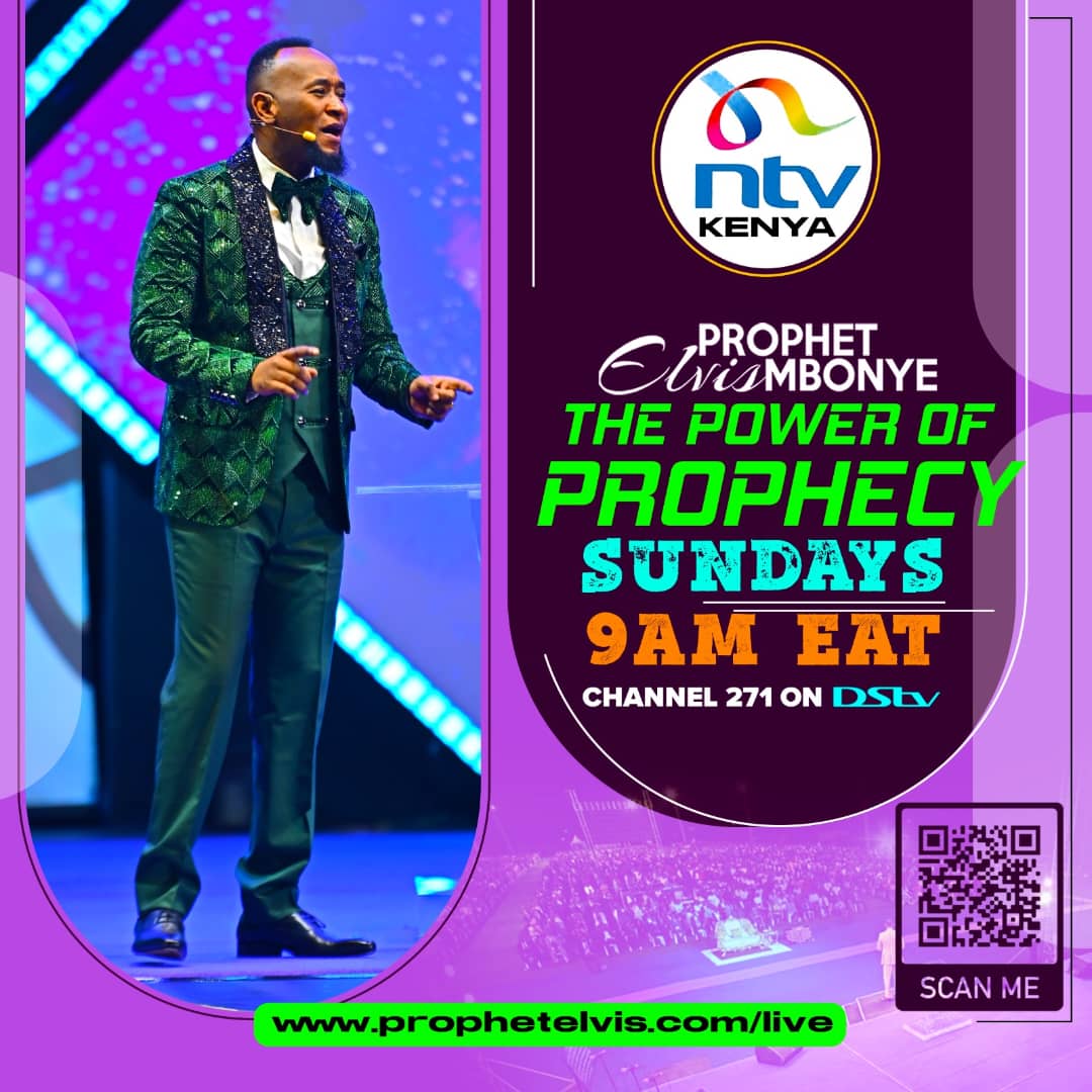 NTV Kenya (@ntvkenya) on Twitter photo Tune in to NTV Kenya this Sunday at 9:00 A.M. for a captivating episode of "The Power of Prophecy" by Prophet Elvis Mbonye. <a href="/Prophet_elvis/">Prophet Elvis Mbonye</a>
#ProphetElvisMbonye Tune in to NTV Kenya this Sunday at 9:00 A.M. for a captivating episode of "The Power of Prophecy" by Prophet Elvis Mbonye. <a href="/Prophet_elvis/">Prophet Elvis Mbonye</a>
#ProphetElvisMbonye