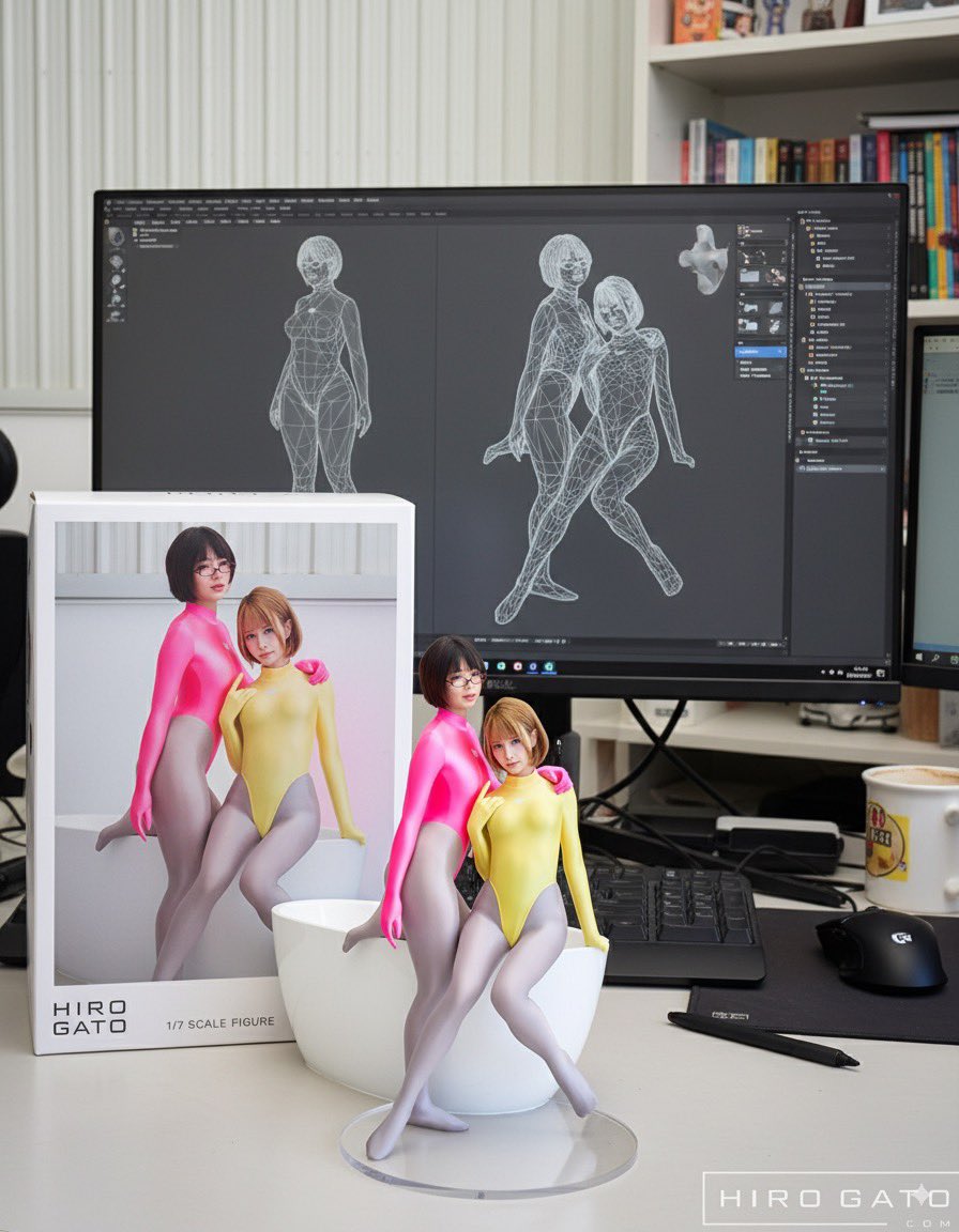 Alex141242's tweet photo. @NhompangZ_ Hello, this is the Hirogato figurine of you and Omelett. Hope you both like it! https://t.co/feOcGAw5ZR