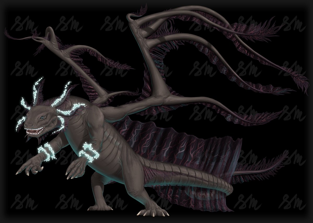 Sarah_Draws8's tweet photo. Here's the color variants for my #axolotldragon, a creature that combines an #axolotl with a #dragon.
Which is your favorite? 💬
#dragonart #fantasycreature #creaturedesign #colorconcept https://t.co/E60UZSr3zM