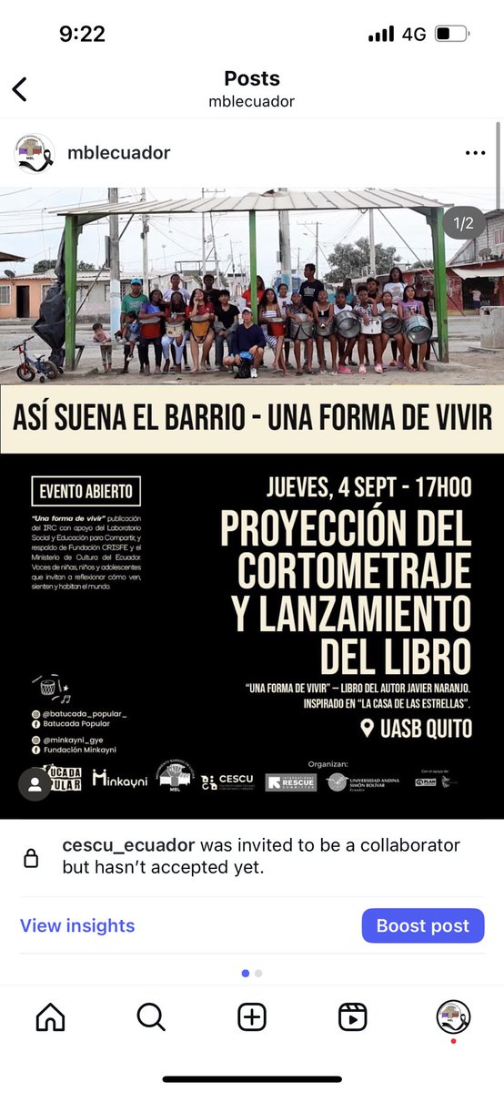 Movimiento de Barrios Organizados- DS tweet media