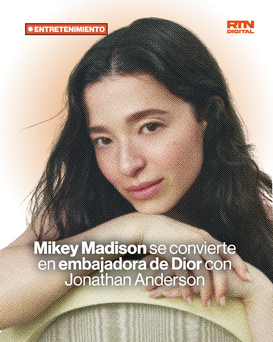 Dior anunció que Mikey Madison es la nueva embajadora de sus colecciones bajo la dirección de Jonathan Anderson. La actriz, reconocida por su papel en Anora, refleja la elegancia y fuerza serena de la casa de moda. 

#RTNDigital #MikeyMadison