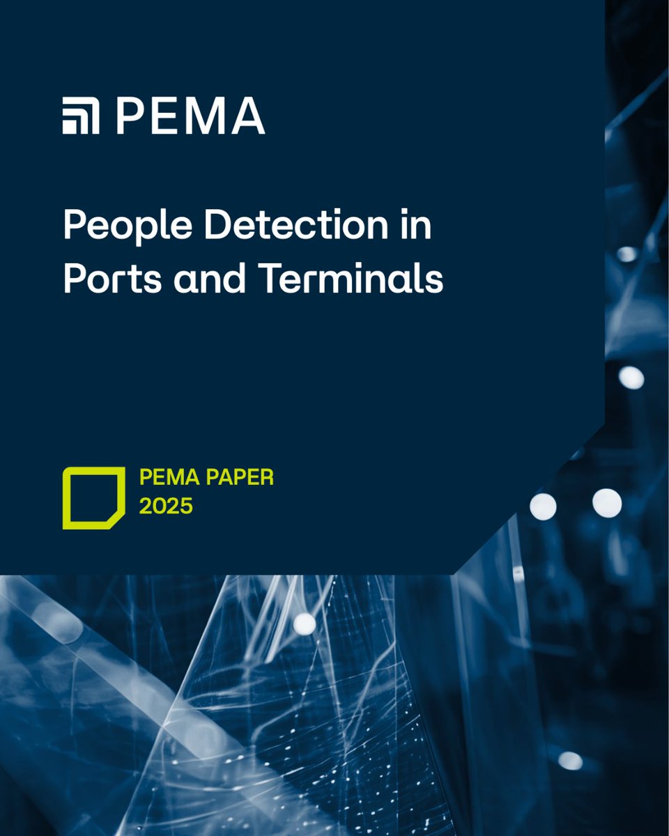 PEMASecretary's tweet image. PEMA&apos;s newest White Paper has been published: People Detection in Ports &amp;amp; Terminals.
The paper summarises the technologies available on the market &amp;amp; in which applications they can be used.

To view the paper, visit pema.org &amp;amp; navigate to the &apos;White Papers&apos; section.