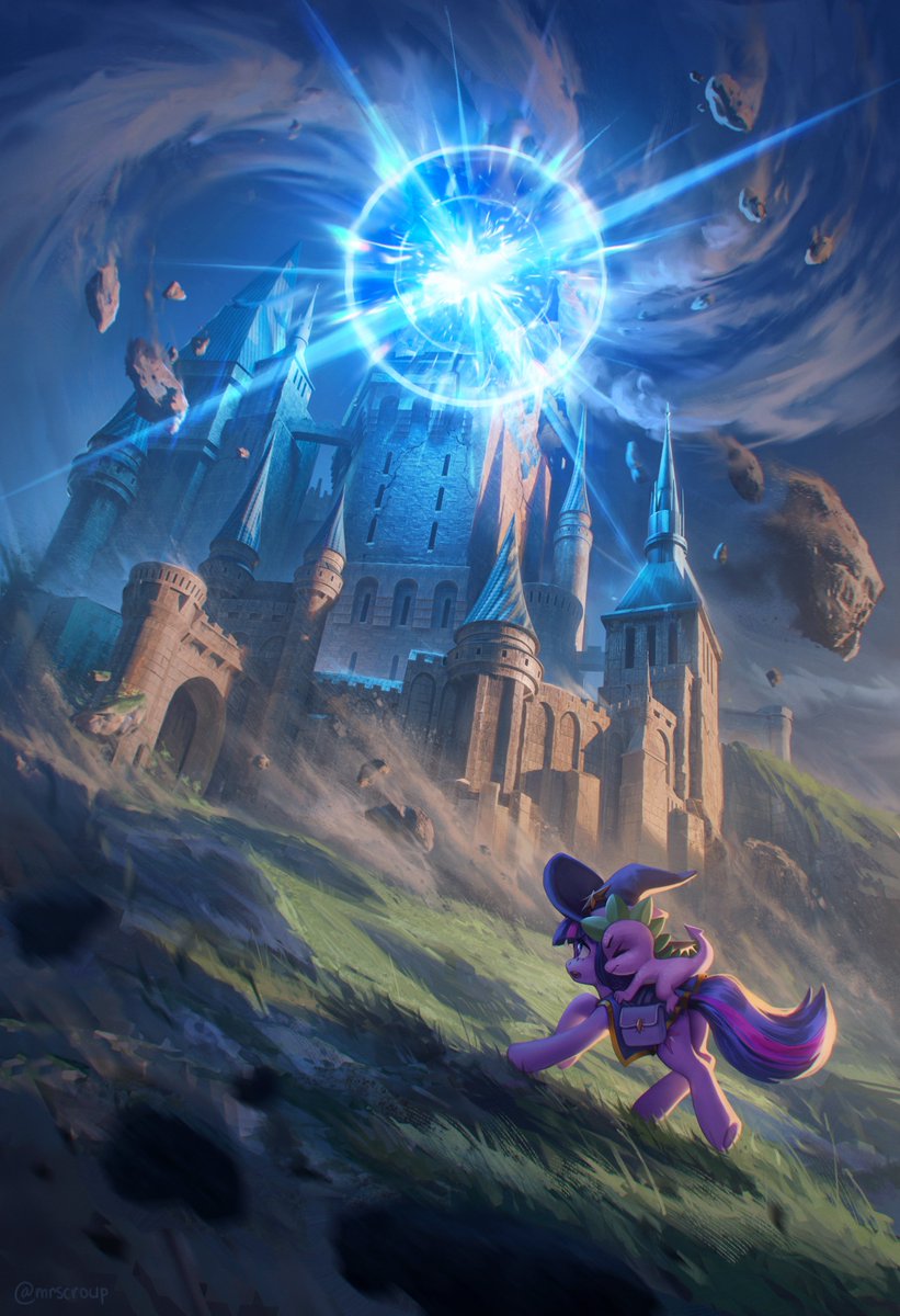 MrScroup's tweet image. The portal will close soon! Hold on, Spike!💫