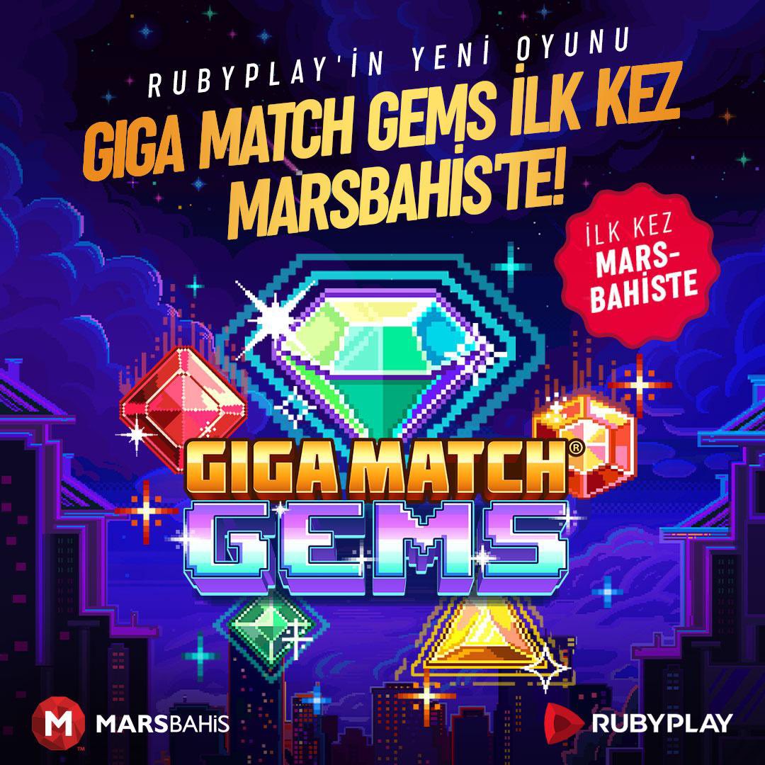 casinoturkiyeem's tweet image. Giga Match Gems ilk kez Marsbahis'te ❗

RubyPlay'in yeni oyunu 💎

Güncel adres : bit.ly/45WH5gx

#gigamatch #marsbahis #rubyplay