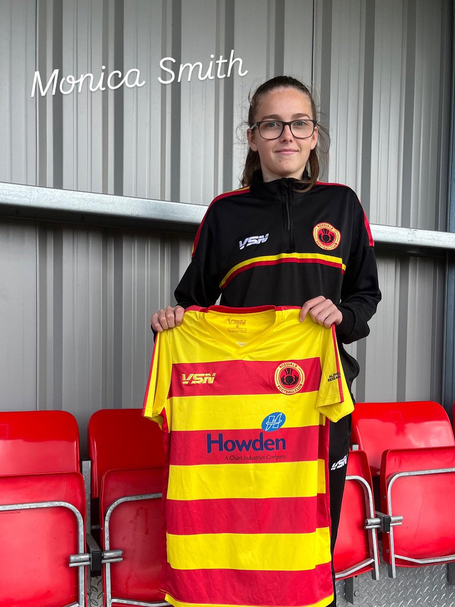 Player News ✍🏻 

We’re delighted to announce that Monica Smith has signed with Rossvale Women for the 2025/26 season! 💛❤️💙

👕 Player Kit Sponsorship is now available for Mo. Message the page for more details. 

#WeAreRossvale
#RossvaleWomenFC
#2526Season