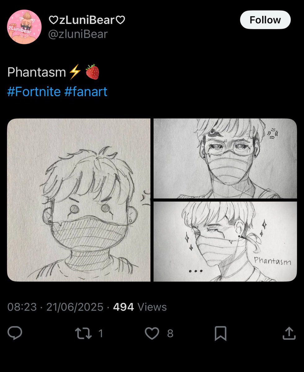 Good afternoon all I just found an art stealer, as they stole my friends art from TikTok and I dont think they know about it.

If you spot this please report them as they are stealing more arts