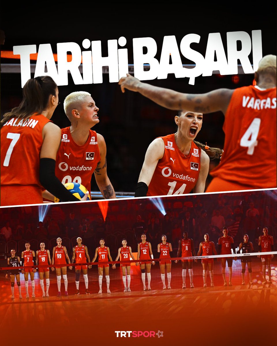 🧿Tarihimizde ilk kez FIVB Dünya Şampiyonası'nda yarı finale yükselen #FileninSultanları'na teşekkür ediyoruz!

🏆 HAYDİ SONU KUPA OLSUN!