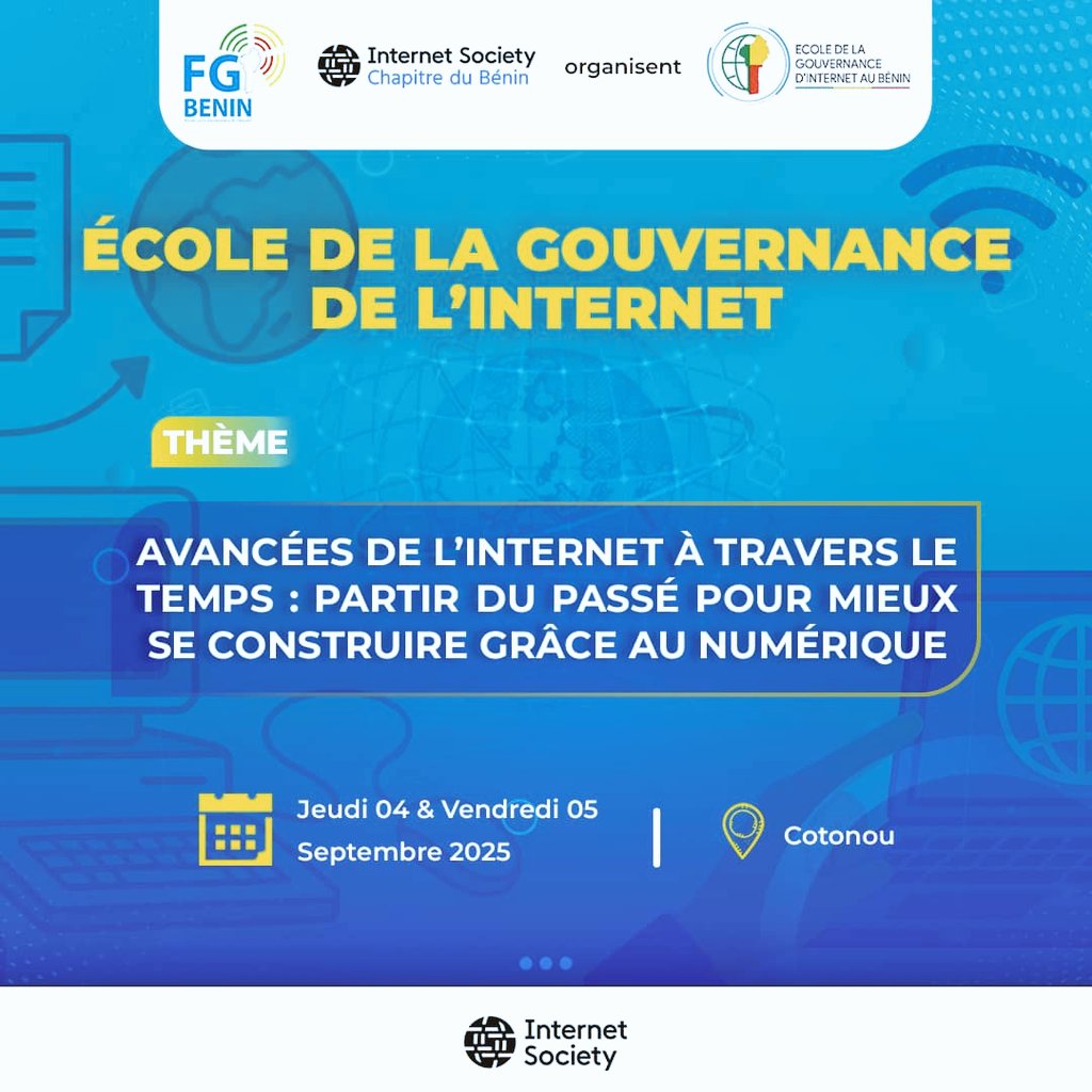 <a href="/FKOUYAMI/">Franck B. KOUYAMI</a>, accompagné du directeur de l’École des Métiers du Numérique, a officiellement lancé la cérémonie d’ouverture de l’École de la Gouvernance de l’Internet au Bénin du <a href="/BeninFgi/">FGI Bénin</a>, en présence de ces partenaires, invités et participants. #egibenin #egibenin8