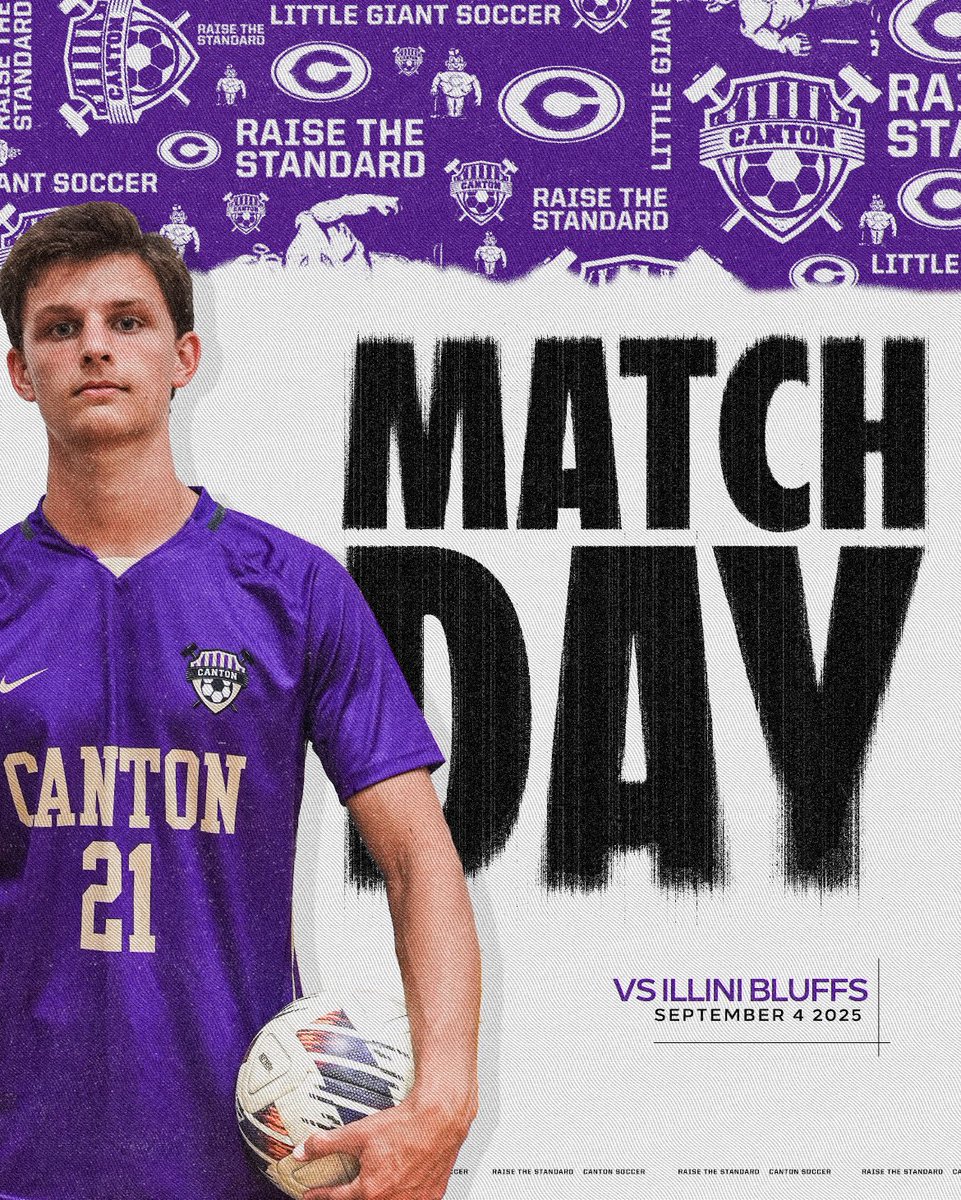 Matchday‼️

🆚 Illini Bluffs
⏰ 4:30p, JV to follow
📍Ingersoll Middle School

#RaiseTheStandard | #Family