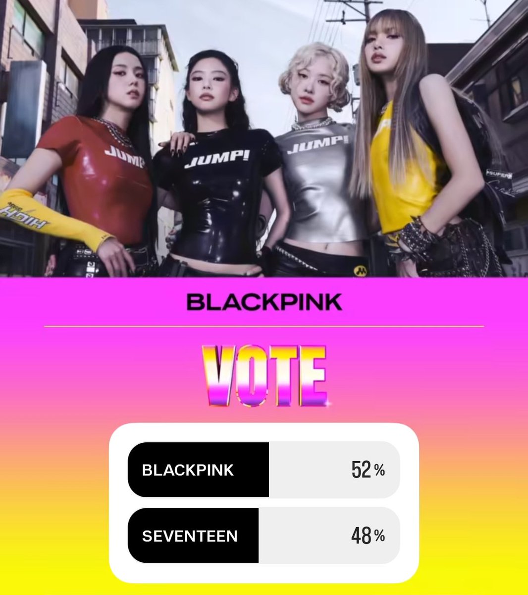 BLINKs, use all your IG accounts and head to MTV IG story and VOTE for <a href="/BLACKPINK/">BLACKPINKOFFICIAL</a>!

🗳️ #VMAs “BEST GROUP” 

🔗instagram.com/mtv