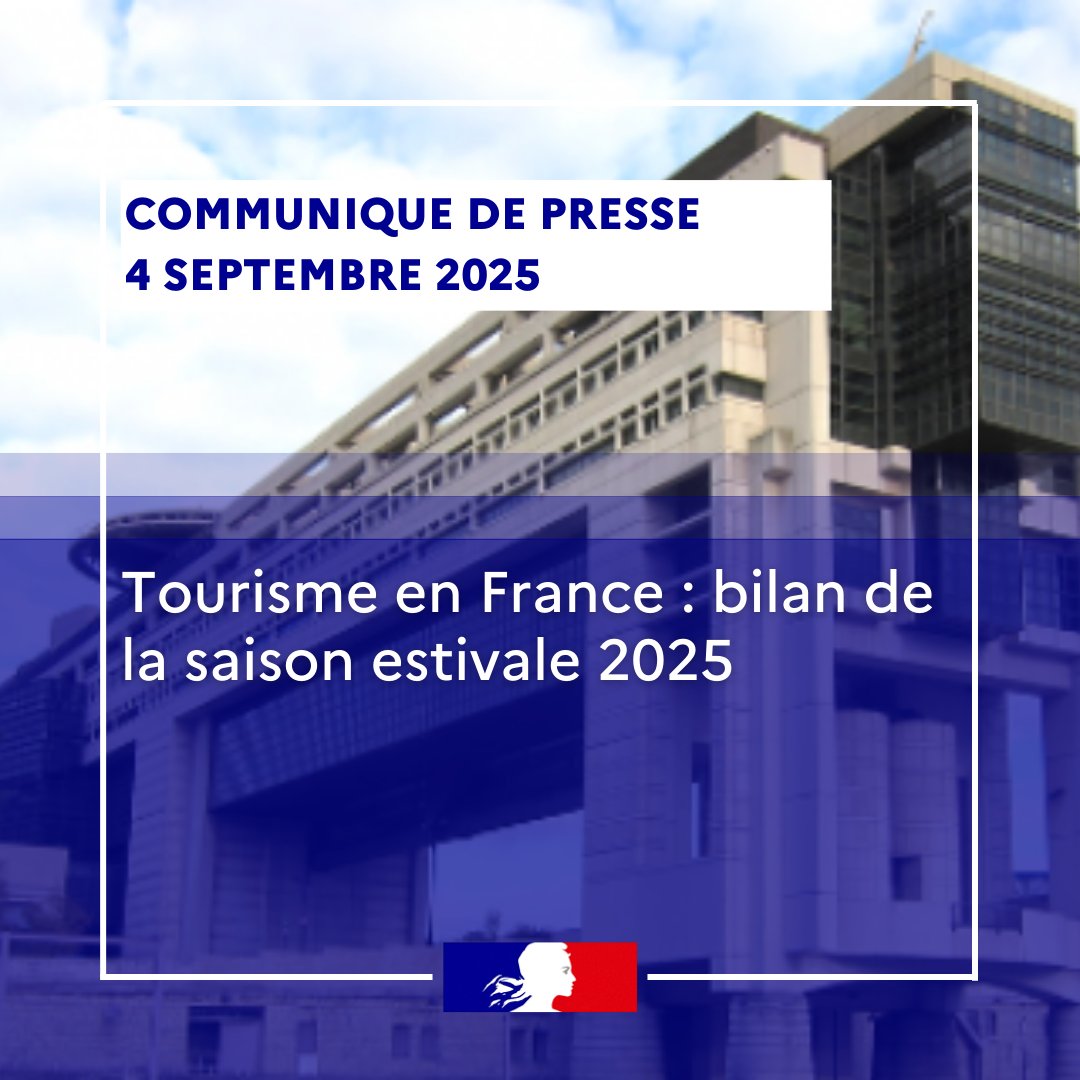 🔴Avec plus de 37 milliards d’euros de recettes internationales au premier semestre et près de 290 millions de nuitées enregistrées cet été, le secteur du #tourisme confirme sa dynamique et son rôle moteur pour la croissance de l’économie française.

Plus d'infos :