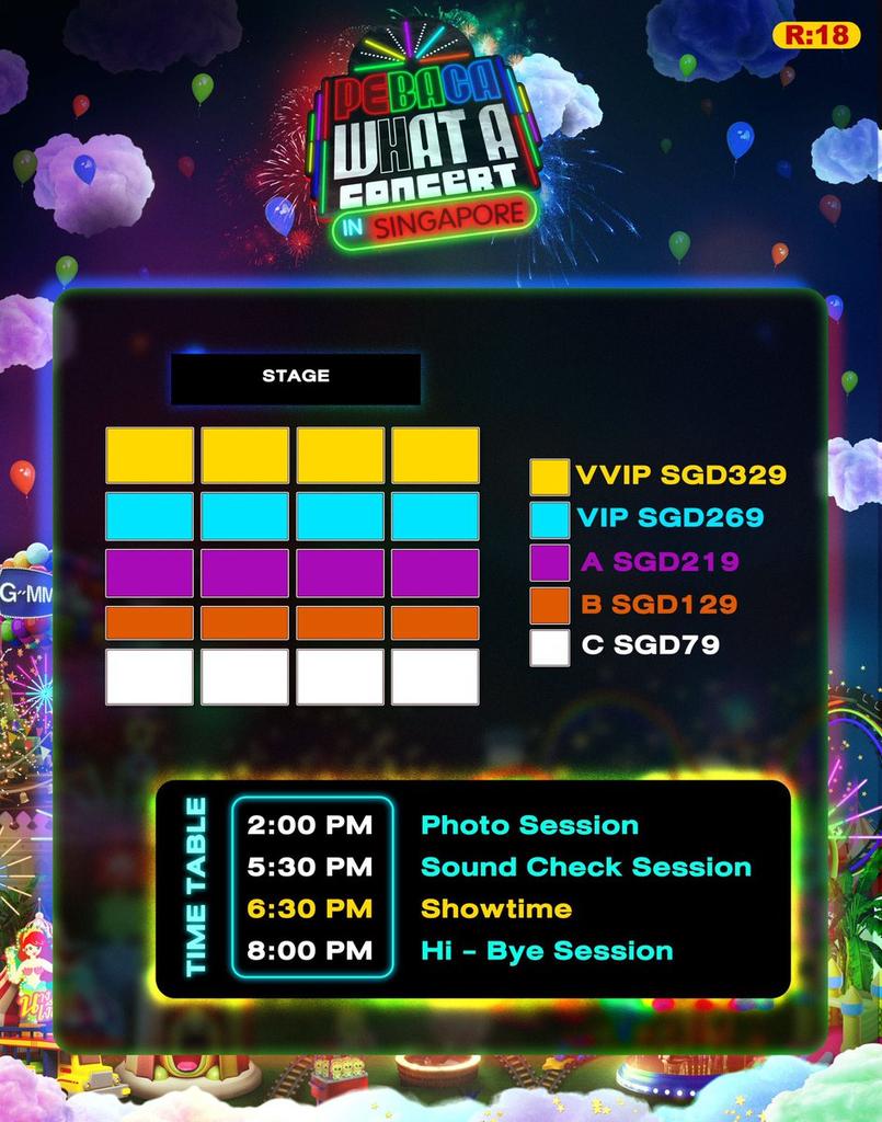 WTS
PEBACA What A Concert in Singapore

2xVVIP 
2xZONE A 

side by side
International fans  can dm also

DM to buy. 
#ออฟกัน #WHATACONCERTINSG 
#PEBACAconcertSingapore
#Taynew #เตนิว 
#KristSingto #คริสสิงโต
#OffGun #ออฟกัน