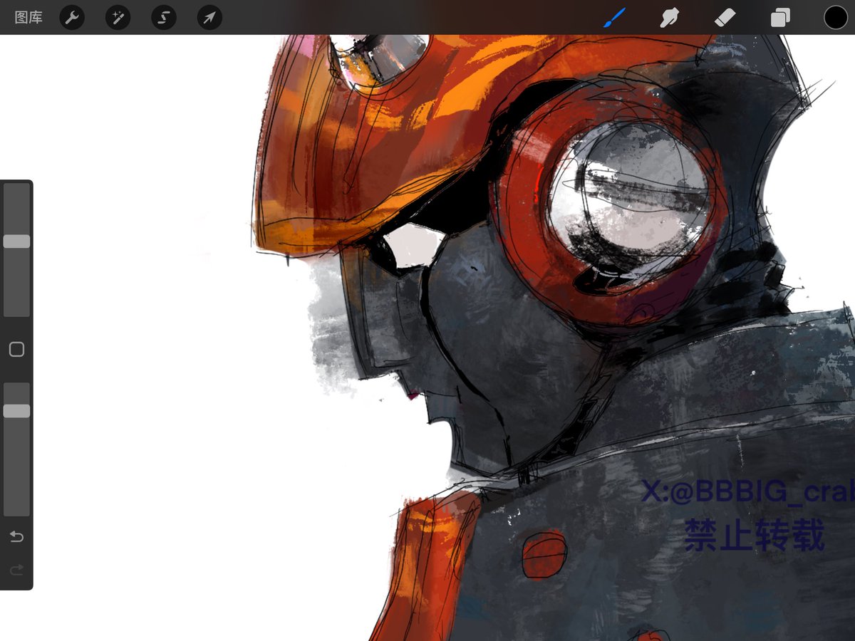 BBBIG_crab's tweet image. 把乱七八糟的笔刷用了个遍！#thebigo