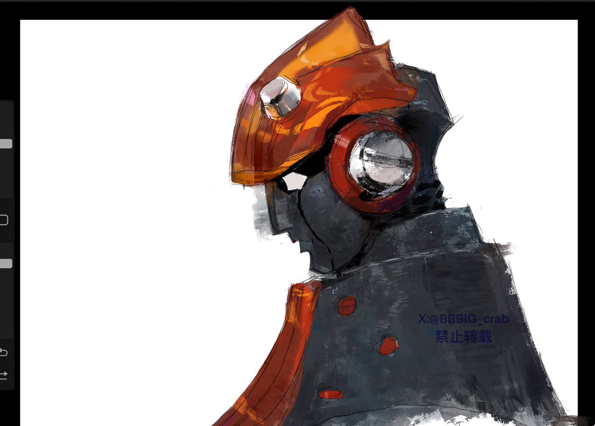 BBBIG_crab's tweet image. 把乱七八糟的笔刷用了个遍！#thebigo