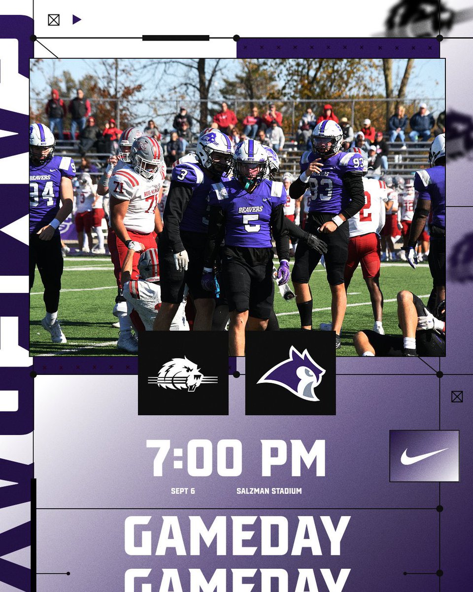 ⏱️almost that time of year! Home opener 7pm vs Kenyon!