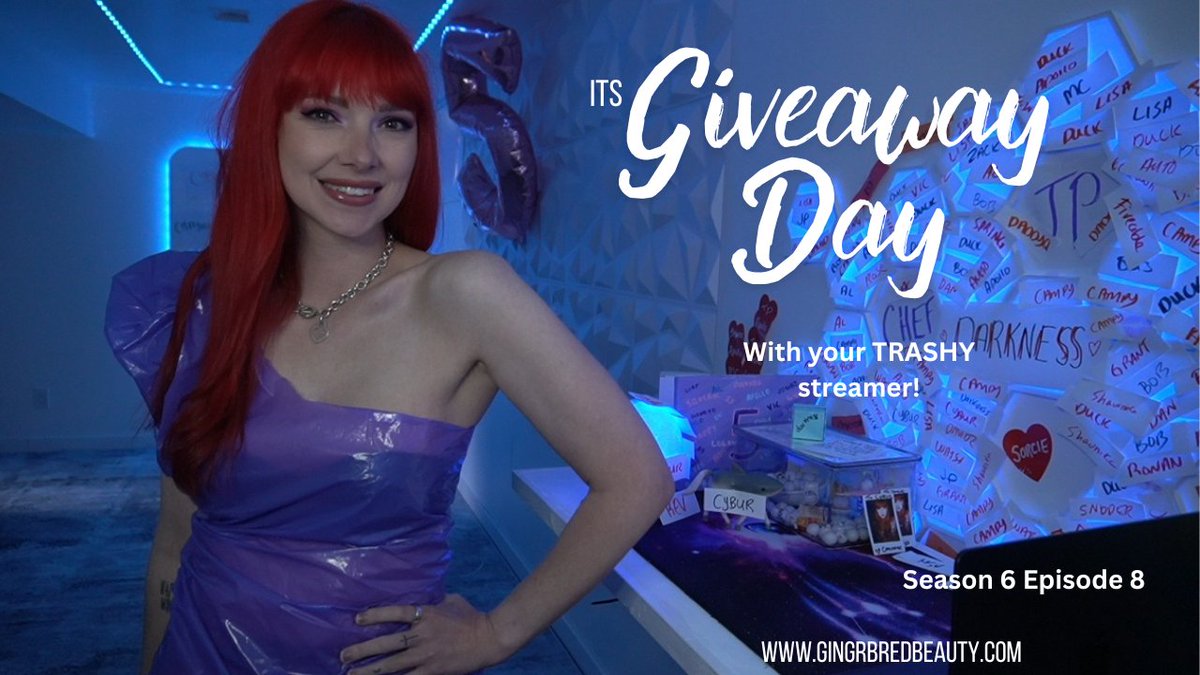 Its been a minute since we rocked a trash bag stream.  You earned it. Here it is. TRASHY STREAMER DAY! Come hang out, we have a car* to give away, as well as some merch! #live on #twitch in 15 twitch.tv/gingrbredbeauty
#repost for #giveaway entries!