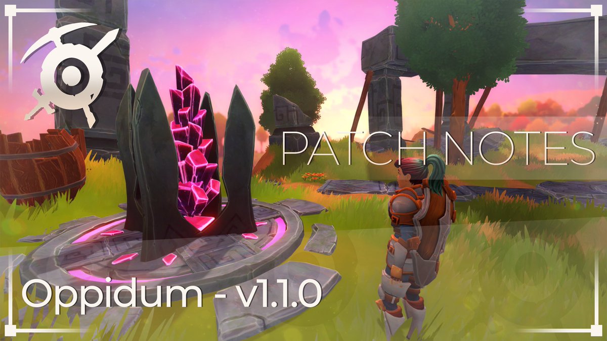 🤟 v1.1.0 is ready for you to update!

Get ready, it'll probably change the way you've been playing so far! 😎

📜 Full patch notes: epgames.gg/oppidum-patch-…

See you in Insule!
#Oppidum #steam #xbox #playstation