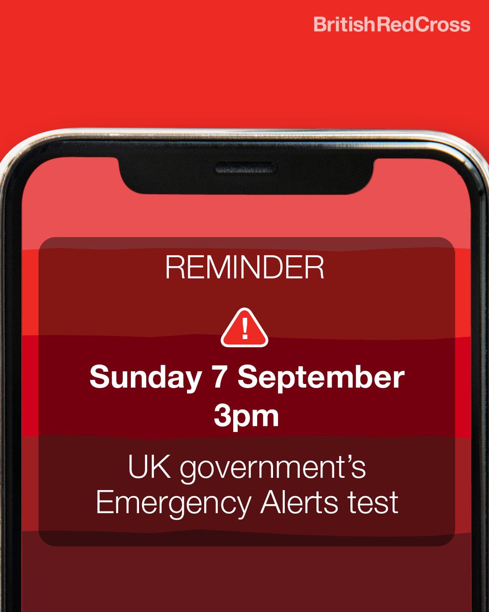 At 3pm Sunday, 7 September, the government will test their Emergency Alerts system. It's designed to get urgent messages to people when a nearby emergency happens. If you need to avoid the alarm going off for any reason, turn your phone off. Share this post to spread the word. ⚠️