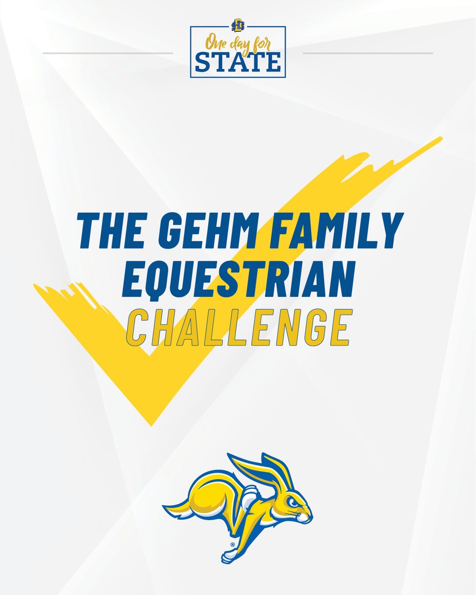 Less than halfway through the day and we've unlocked our first donor challenge! Thanks to all who have donated to Jackrabbit Equestrian so far and encourage others to do so. 
givecampus.com/s/3ufmco
#OneDayforSTATE