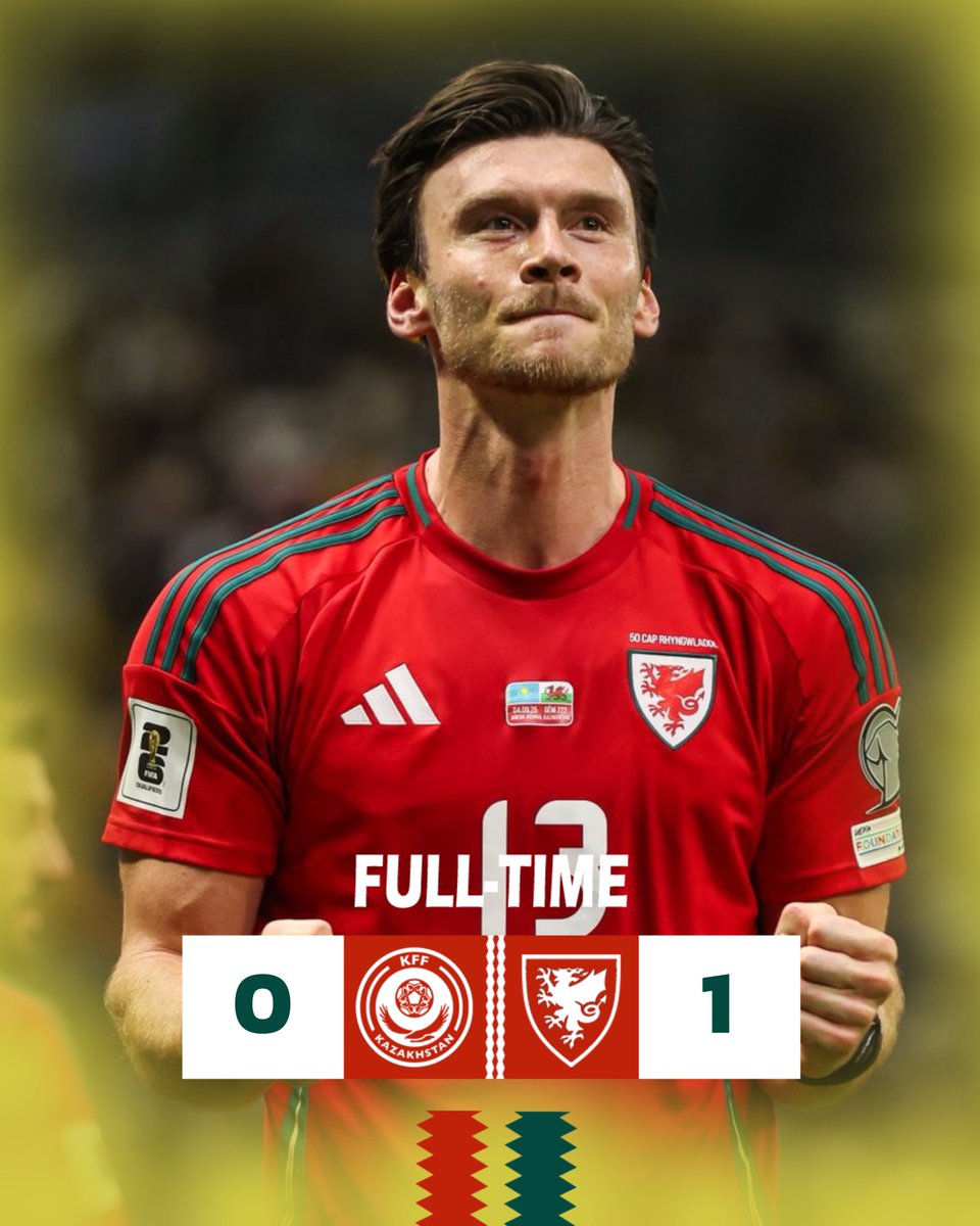 Three points in Kazakhstan 🙌🏴󠁧󠁢󠁷󠁬󠁳󠁿