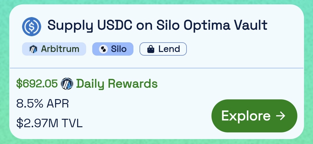 Arbitrum - The DeFi Renaissance Incentive Program

Key to improve onchain activities + earn a tiny reward for your onchain exposure ✍️

rewards for not huge but need to wake up my ded onchain activities through <a href="/arbitrum/">Arbitrum</a> fr especially in September lol 

Many still no have idea