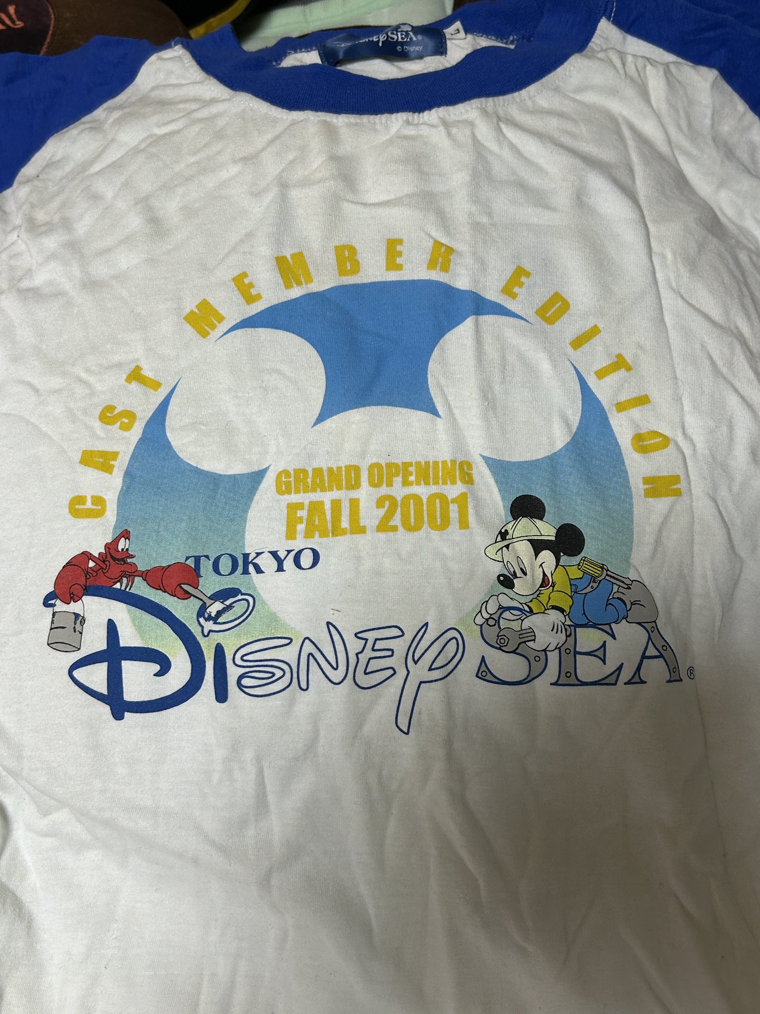 東京ディズニーシー グランドオープニング Tシャツ M 東京ディズニーシー グランドオープニング Tシャツ M