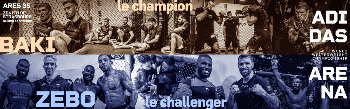 La rivalité UFC Paris continue à Strasbourg ! 😤

D’un côté <a href="/BaysangurHanma/">Baki Hanma</a>, coaché par <a href="/smartfight_fr/">Nicolas Ott</a>, de l’autre <a href="/jordan_zebo/">Jordan Zébo</a>, affûté par les <a href="/FIGHTINGNERDSS/">THE FIGHTING NERDS</a>. 👊 

Le samedi 18 octobre, prépare-toi à vivre la suite de la rivalité que tout le monde suit à l’UFC Paris… mais
