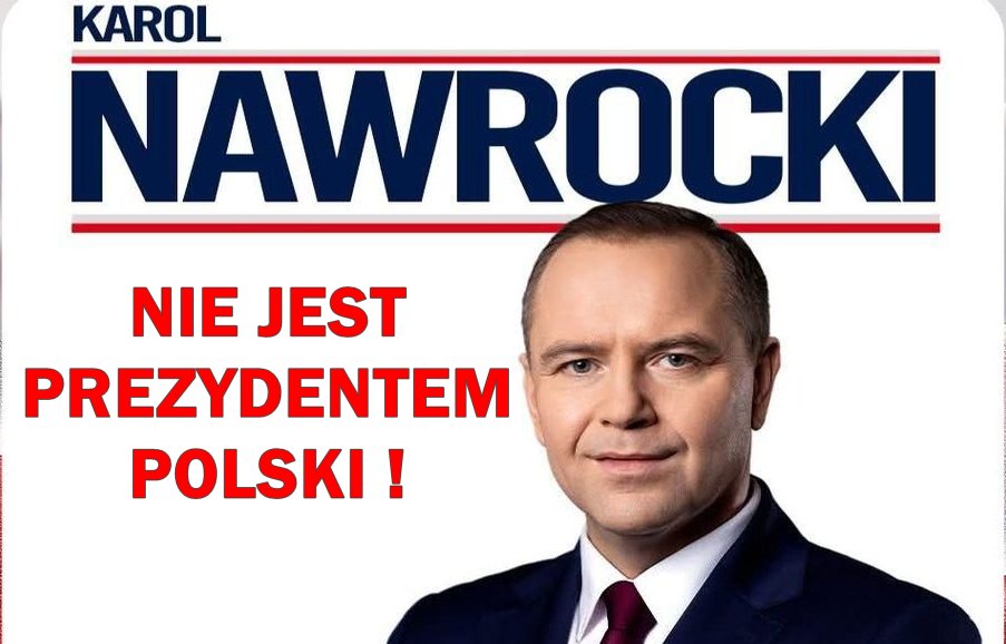 Tak tylko zostawię, żeby nikomu nie umknęło!
#UzurpatorNawrocki