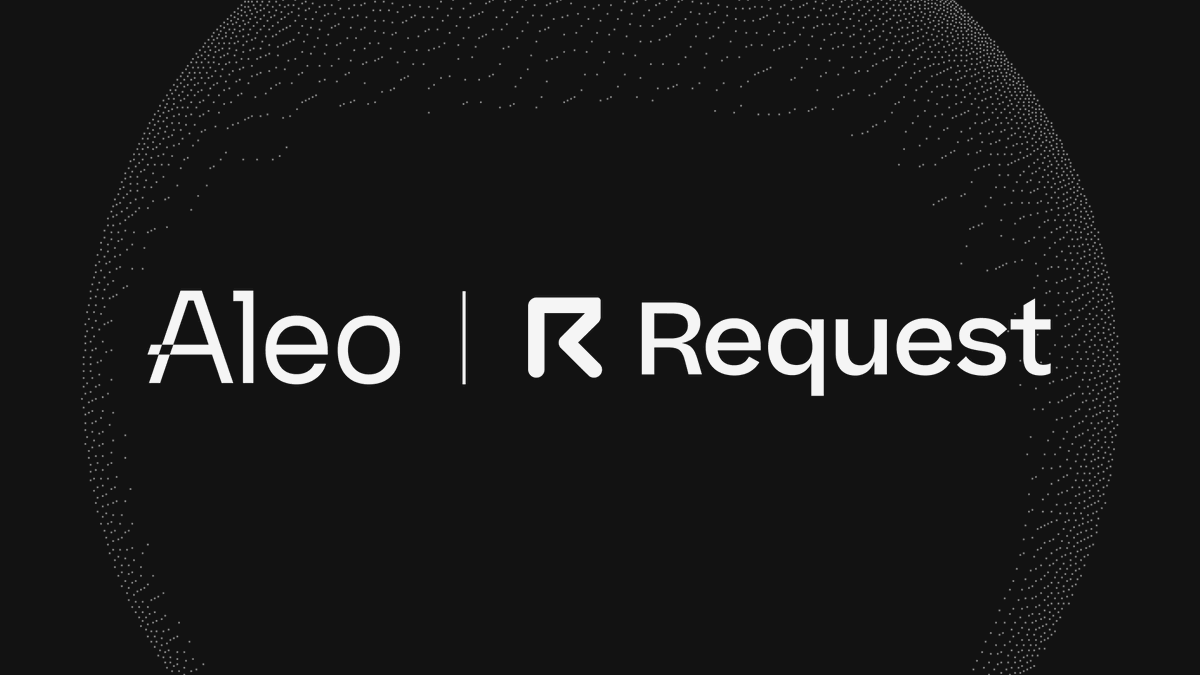Aleo Network Foundation (@aleohq) on Twitter photo Weโre thrilled to announce that weโve fully integrated with <a href="/RequestFinance/">Request Finance</a>, a platform that recently surpassed $1b in payments.
Businesses can now benefit from faster, lower-cost crypto payments while keeping financial data fully private ๐ Weโre thrilled to announce that weโve fully integrated with <a href="/RequestFinance/">Request Finance</a>, a platform that recently surpassed $1b in payments.
Businesses can now benefit from faster, lower-cost crypto payments while keeping financial data fully private ๐
