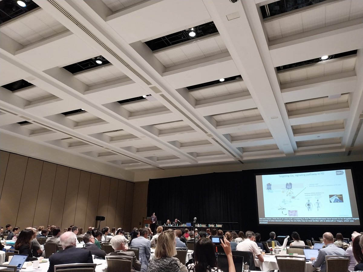Beyond high-dose denosumab: Dr Boyce delivers a fascinating talk re alternative treatments in fibrous dysplasia including modulation of OC activity through La protein and targering Gas signaling #ASBMR2025