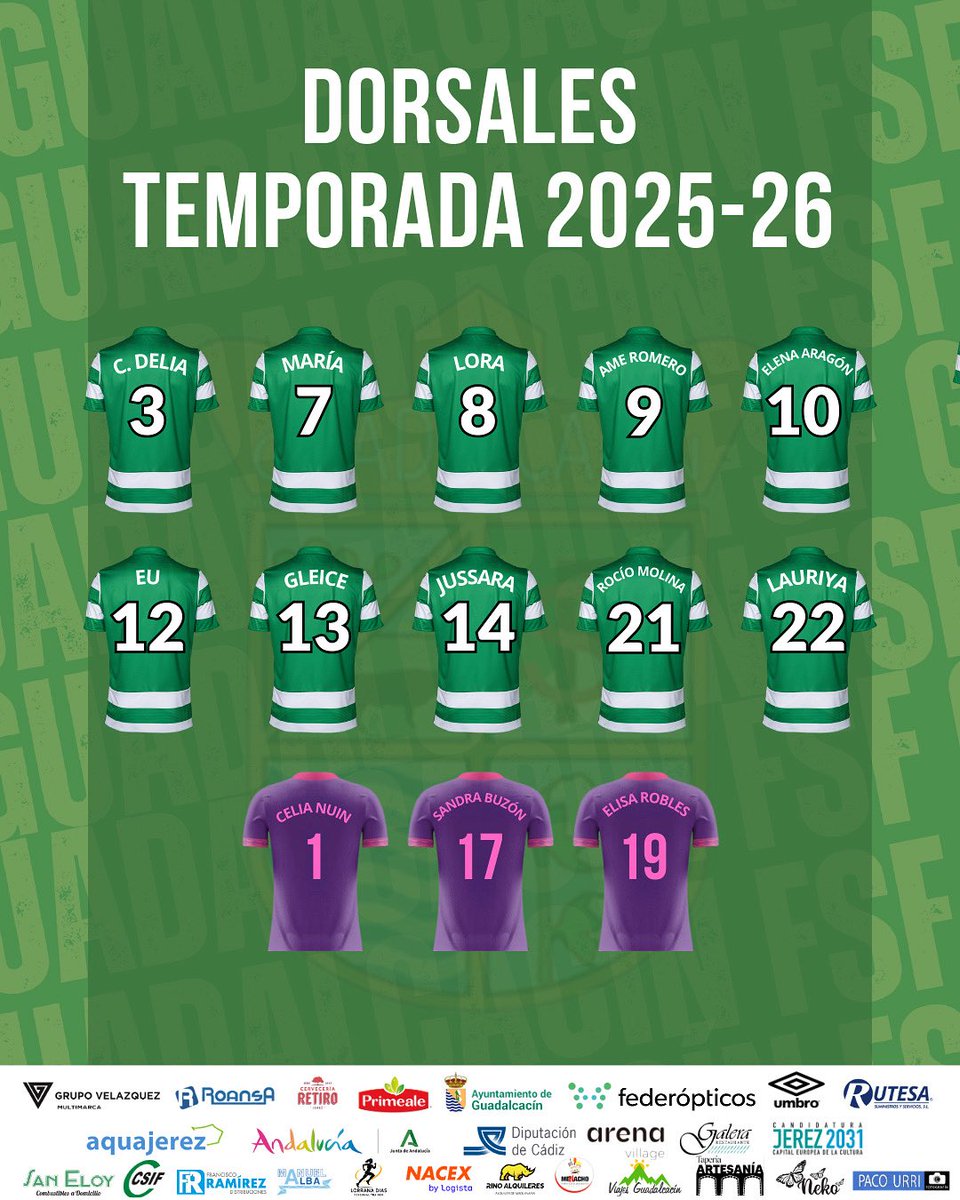 🔢 ¡A por la temporada! 🤜🤛

#Dorsales2526 <a href="/UmbroIberia/">Umbro España & Portugal</a>