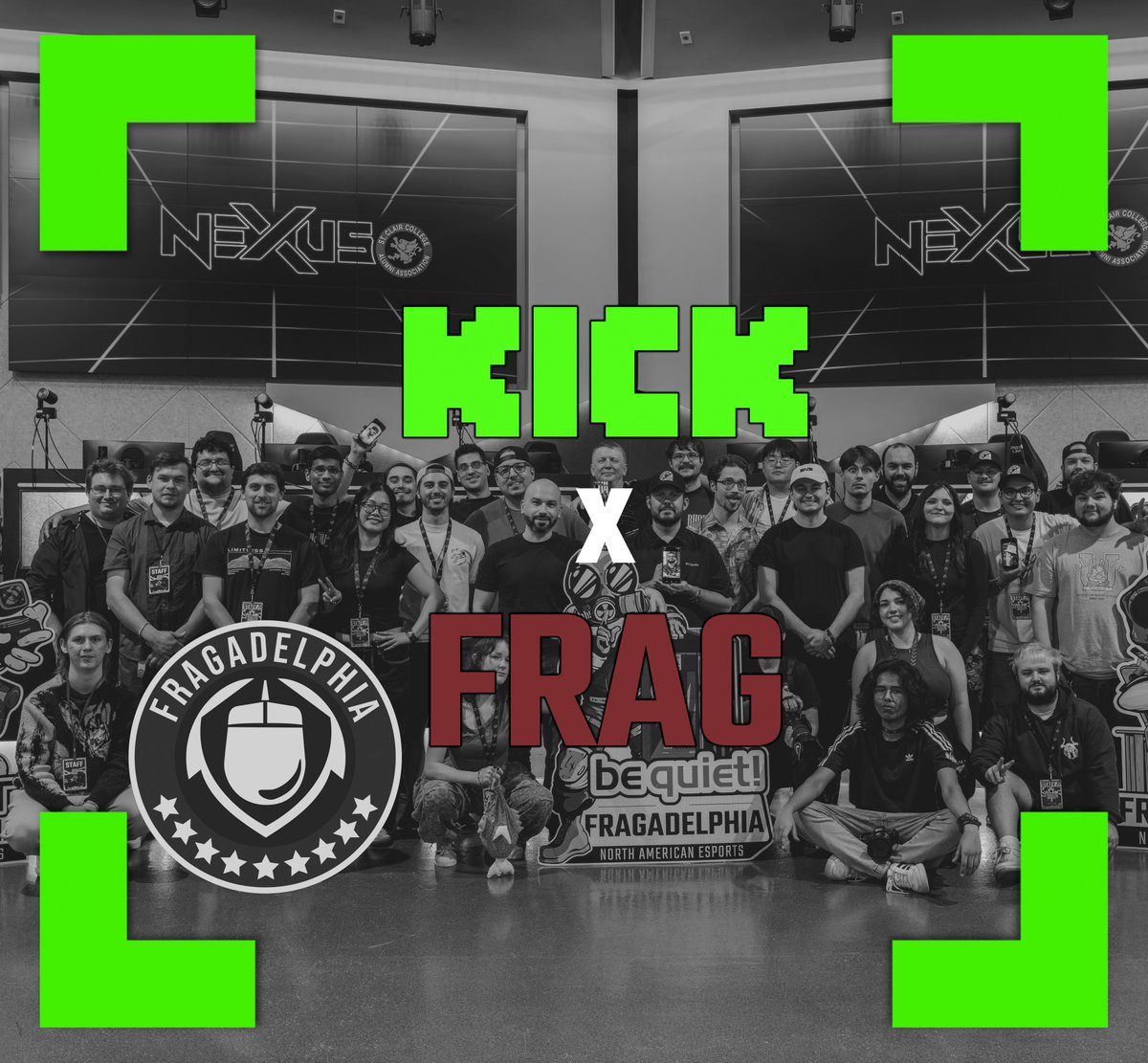 fragadelphia's tweet image. We're happy to announce that Frag is gonna be kickin' it on @KickStreaming exclusively!
Join us on our upcoming broadcasts at kick.com/frag!