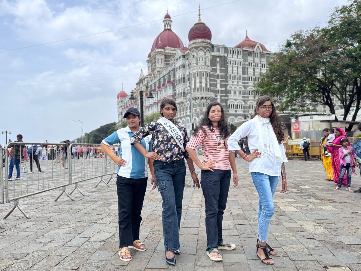 At the heart of #Mumbai, citizens walked hand in hand with our Sheroes at the iconic Gateway of India and Taj Hotel, Mumbai. This Solidarity and Freedom Walk was not just a movement but a reminder of the unshakable courage, confidence, and resilience of acid attack survivors.