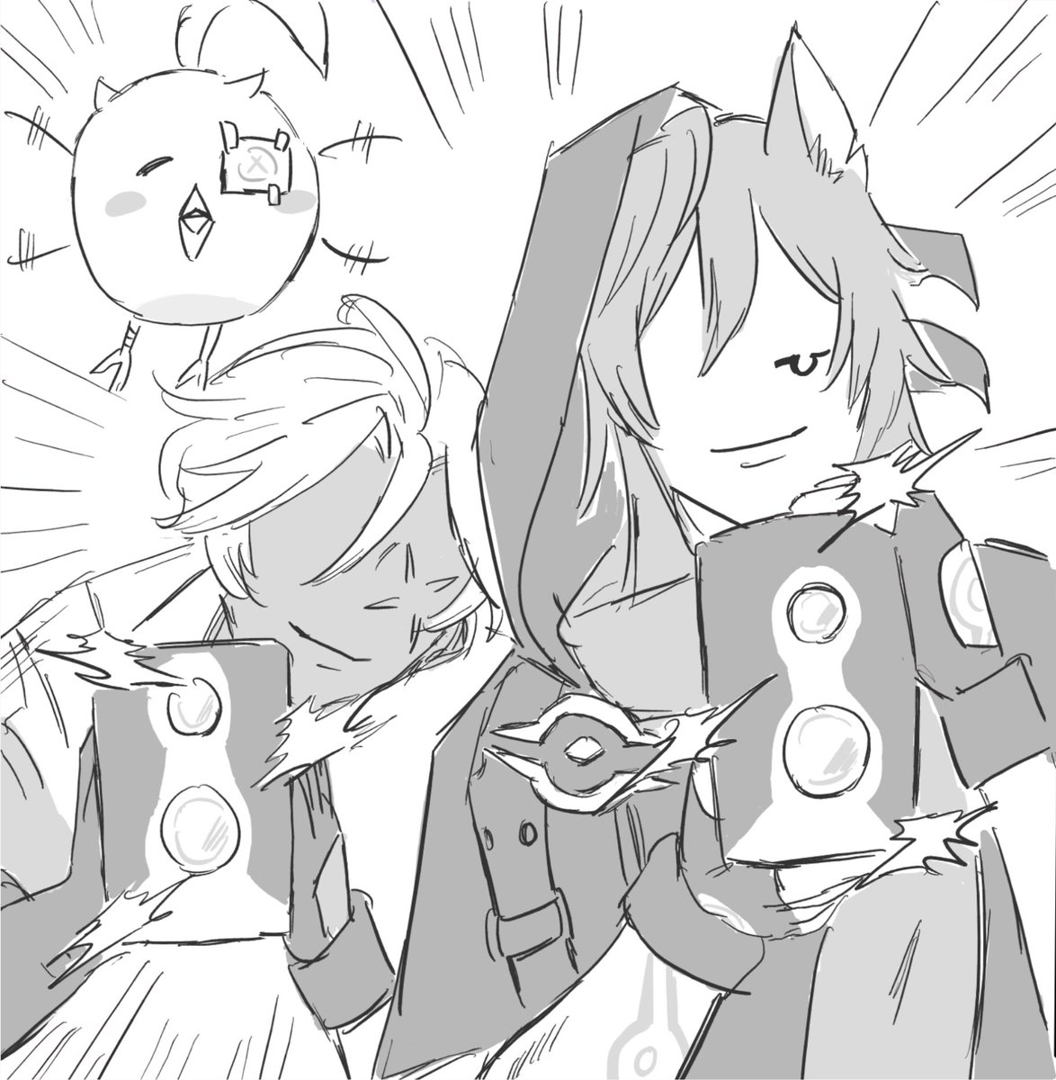 おやつのじかんさんと絵チャ合作☺️🫶
今回も楽しかった〜…!
キィニチからの投げキッスたまらん大好きです最高

(1枚目から見てね!→) 