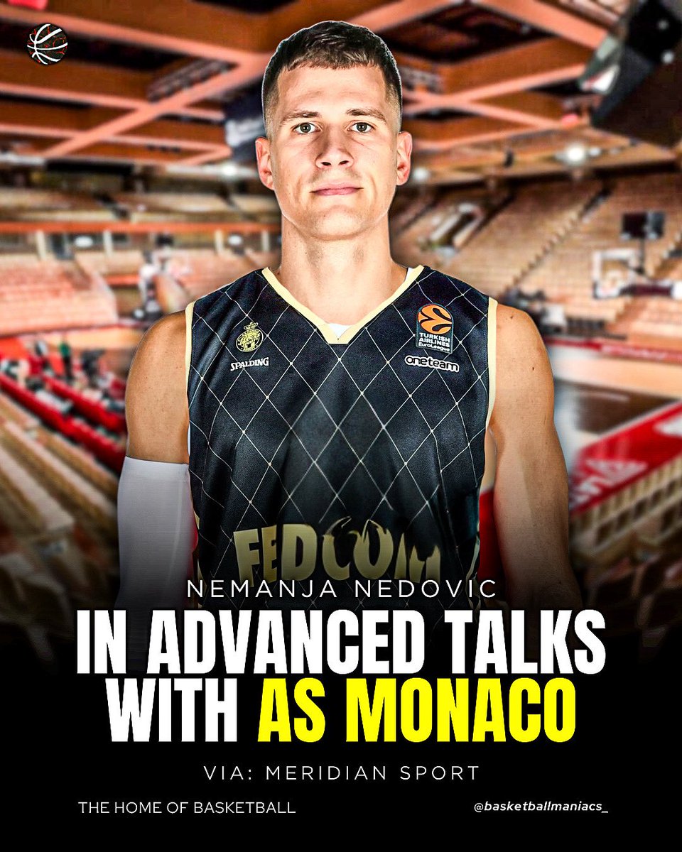 bballmaniacs_'s tweet photo. According to @meridiansportrs Nemanja Nedovic is in advanced talks with AS Monaco👀
#basketballmaniacs #basketball #nedovic #monaco #paobc #olympiacosbc #euroleague https://t.co/YaoyFihYXv