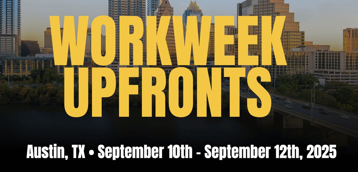 One week out: our 2nd Annual Upfronts. 

50 of thet op B2B marketing leaders join us in Austin to talk 2026 trends, strategy with creators, and scaling opportunities. 

Plus a few good parties. 

I have 3 spots to give out. DM if you want in.