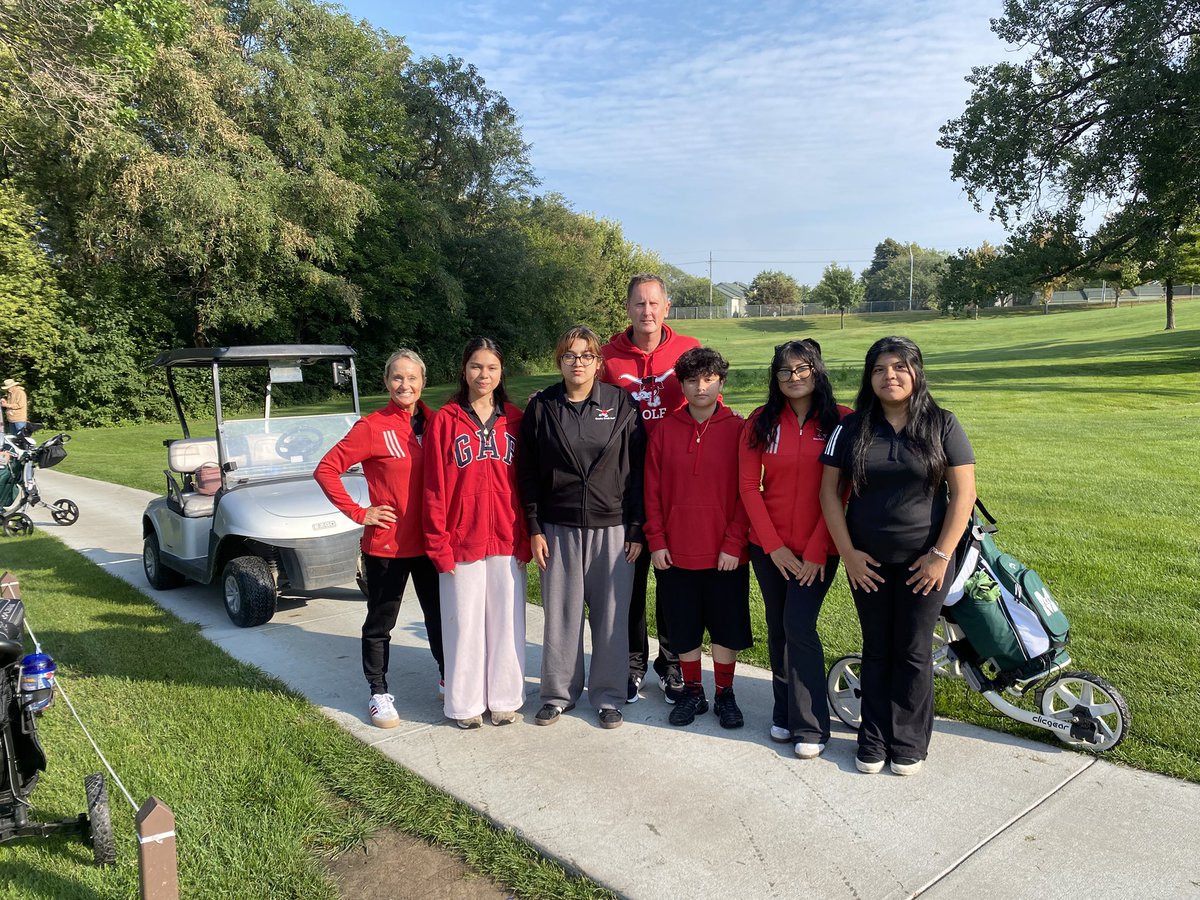 First invite of the year. We had a record 18 girls come out for golf. #GrowTheGame