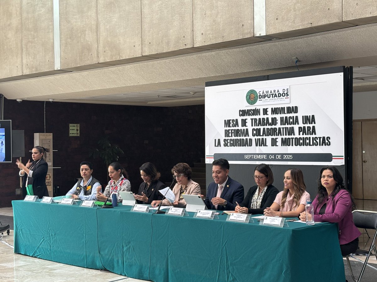 Sabemos que uno de los retos más grandes que tenemos en #SeguridadVial, en todo el país, es reducir las muertes y lesiones por el uso masivo de motocicletas.

En la Comisión de Movilidad de <a href="/Mx_Diputados/">H. Cámara de Diputados</a> continuamos en mesas de trabajo para ver formas de regular el uso de estos